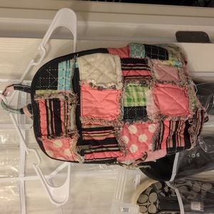Adorable patchwork backpack